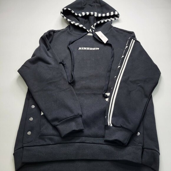 Kingdom Qore Pullover Hoodie Women's Size Large Oversized Team Black NWT - Picture 10 of 12